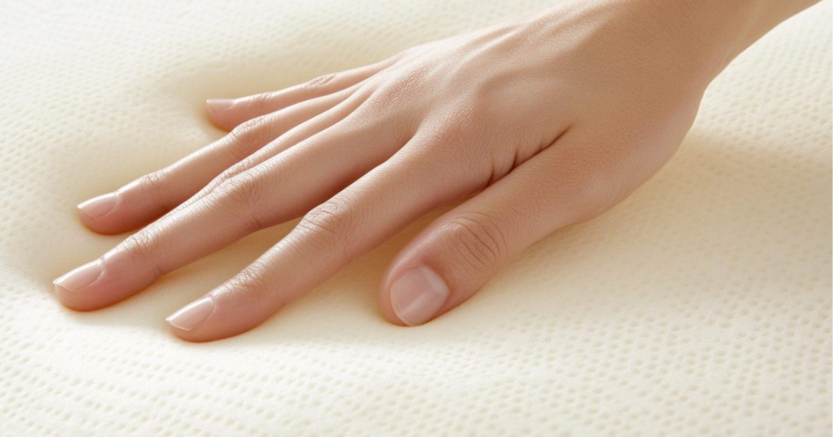 マットレスのへたり具合を示す画像